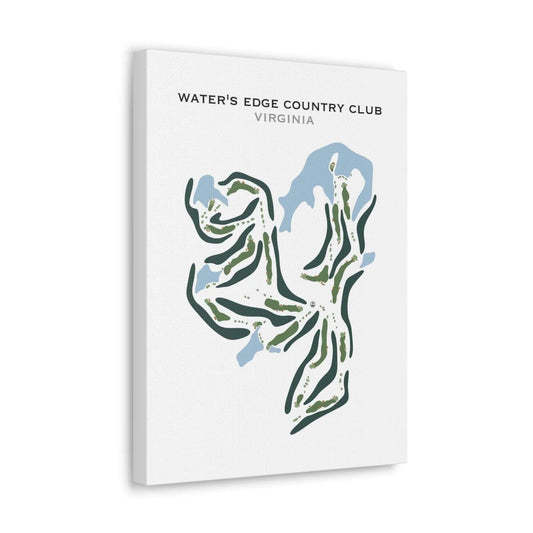 Water's Edge Country Club, Virginia - Printed Golf Course