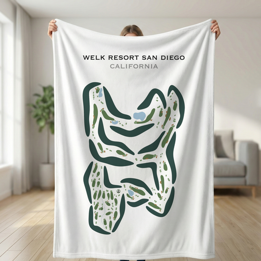 Welk Resort San Diego, California - Printed Golf Courses