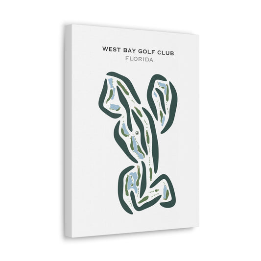West Bay Golf Club, Florida - Printed Golf Courses