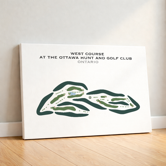 West Course at The Ottawa Hunt and Golf Club, Ontario - Printed Golf Courses
