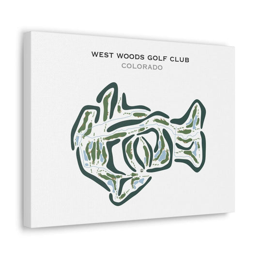 West Woods Golf Club, Colorado - Printed Golf Courses