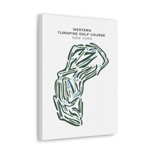 Western Turnpike Golf Course, New York - Printed Golf Courses