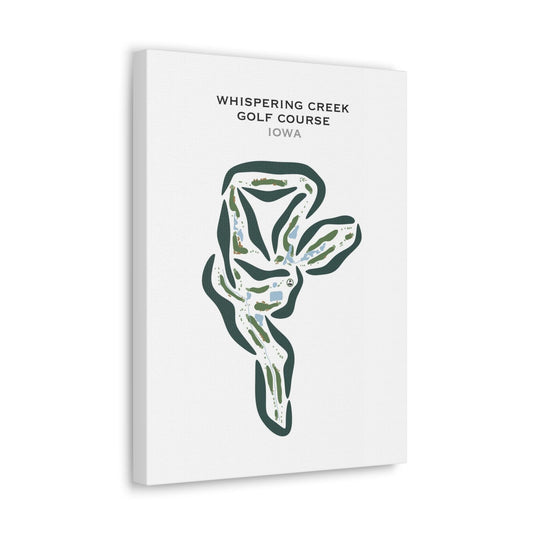 Whispering Creek Golf Course, Iowa - Printed Golf Courses