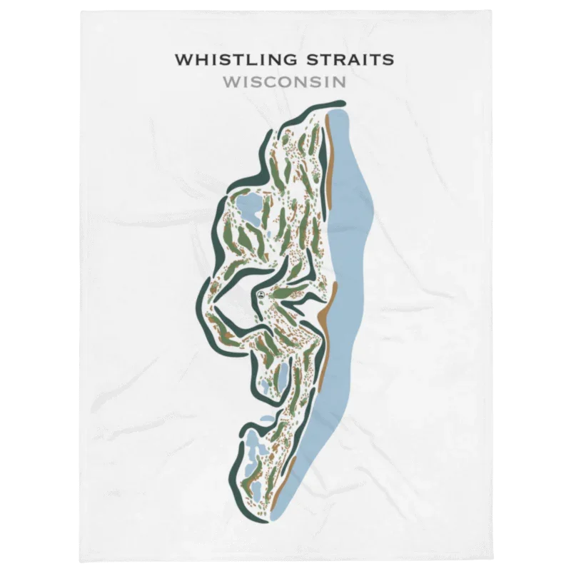 Whistling Straits, Sheboygan Wisconsin - Printed Golf Courses