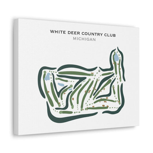 White Deer Country Club, Michigan - Printed Golf Courses