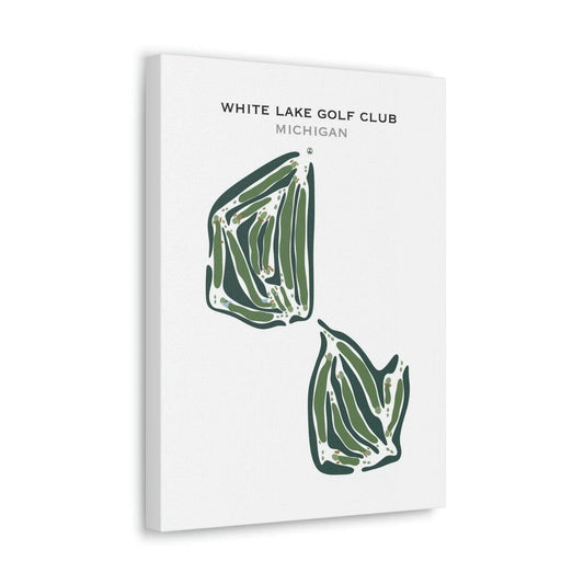White Lake Golf Club, Michigan - Printed Golf Courses