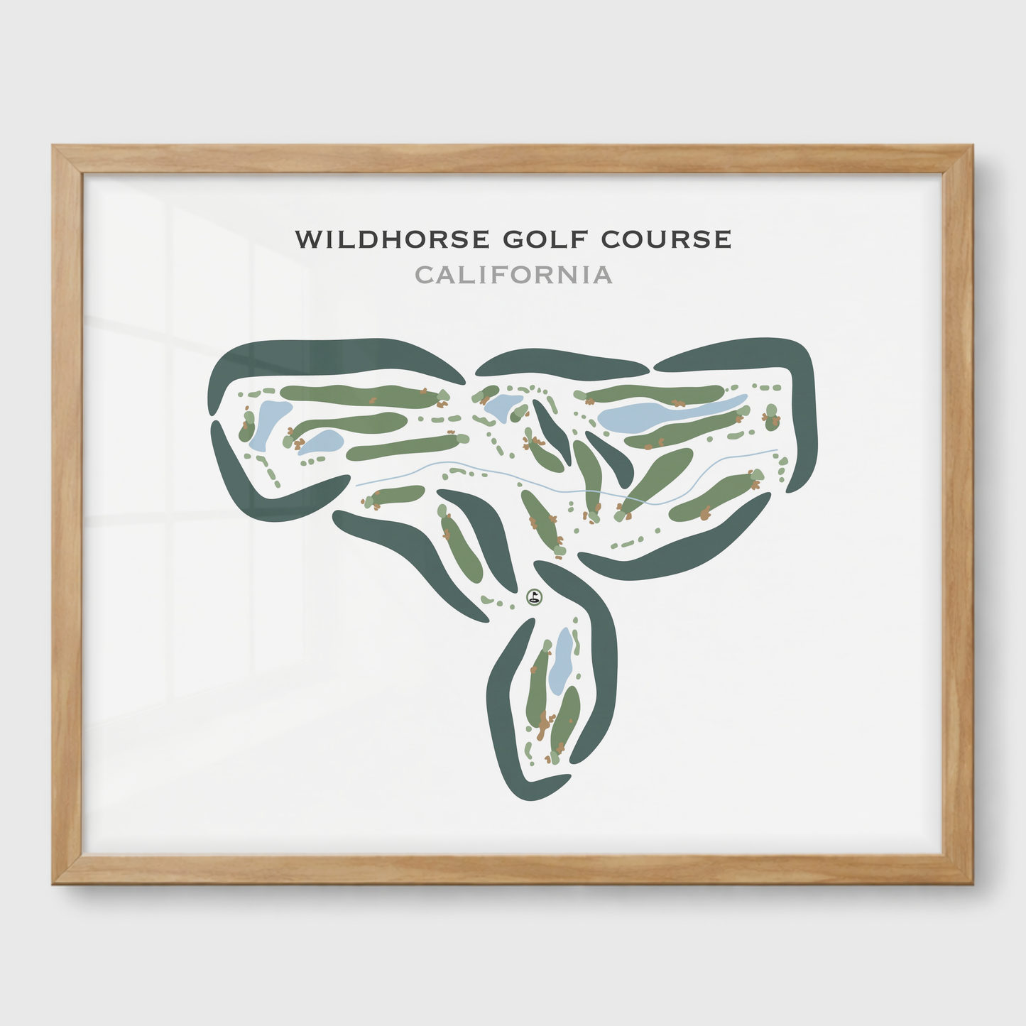 Wildhorse Golf Course, California - Printed Golf Courses
