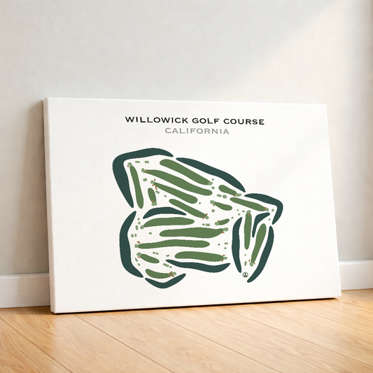 Willowick Golf Course, California - Printed Golf Courses