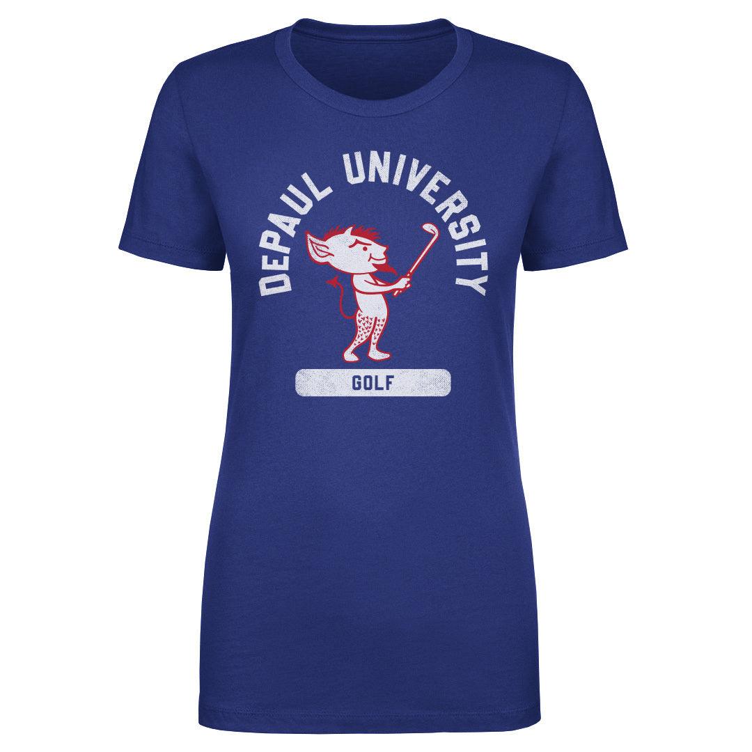 DePaul Blue Demons Mascot Golf WHT