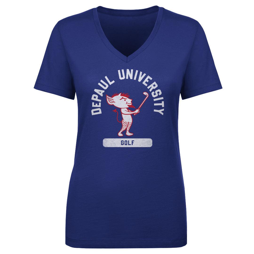 DePaul Blue Demons Mascot Golf WHT