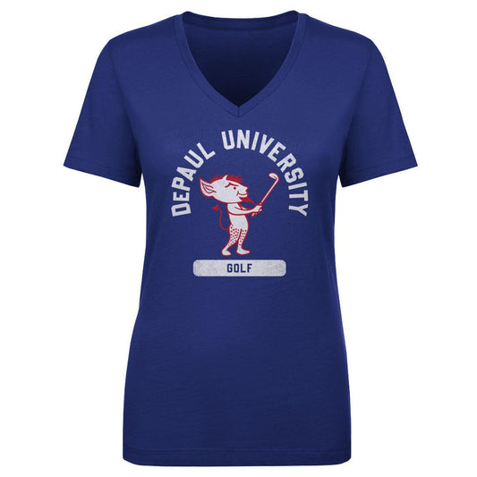 DePaul Blue Demons Mascot Golf WHT