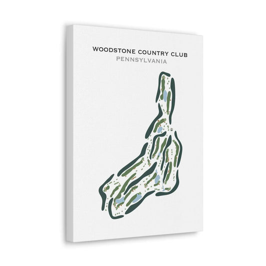 Woodstone Country Club, Pennsylvania - Printed Golf Course