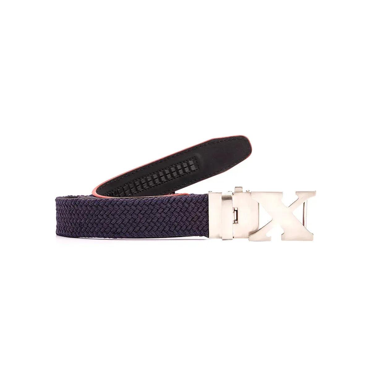 Woven_Golf_Belt_Navy_Blue - GOLF LEAGUE