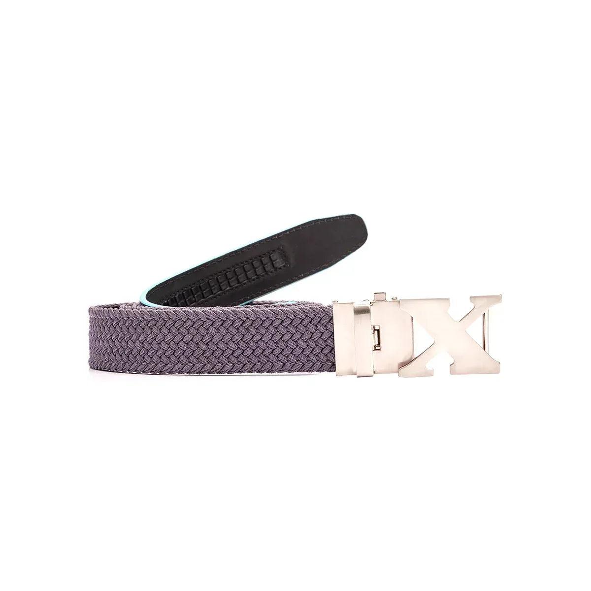 Woven_Golf_Belt_Navy_Grey - GOLF LEAGUE