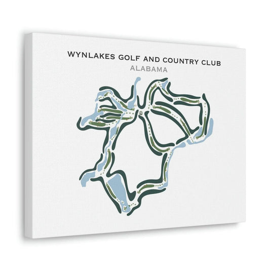 Wynlakes Golf and Country Club, Alabama - Printed Golf Courses
