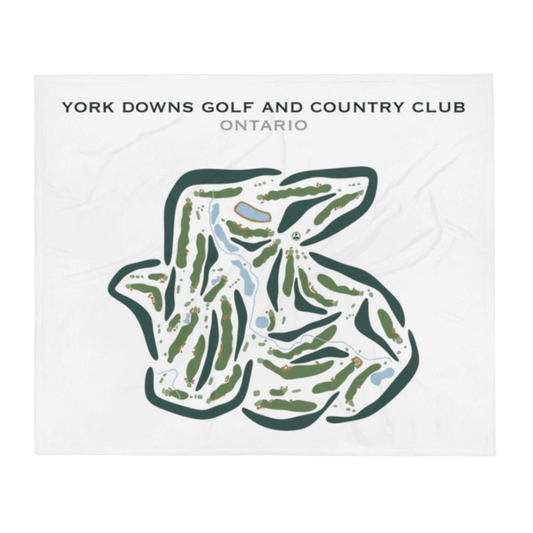York Downs Golf and Country Club, Ontario - Printed Golf Courses