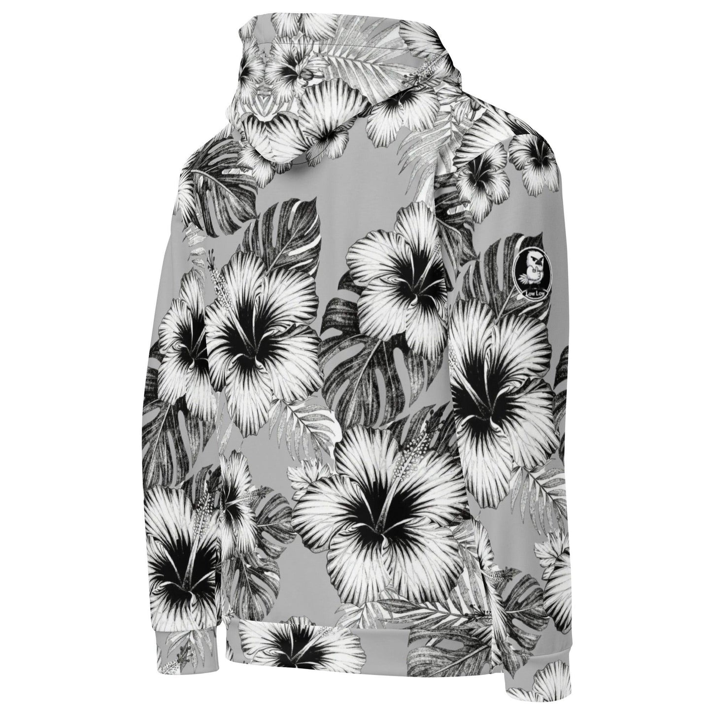 Patikil Hawaiian Hibiscus Golf Hoodie - Premium Brushed Fleece