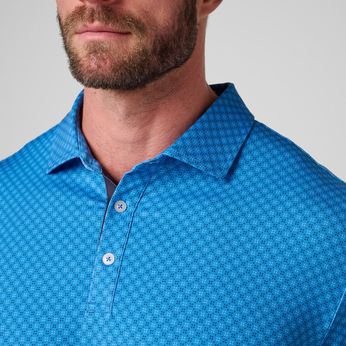 Athletic Tech Printed Polo
