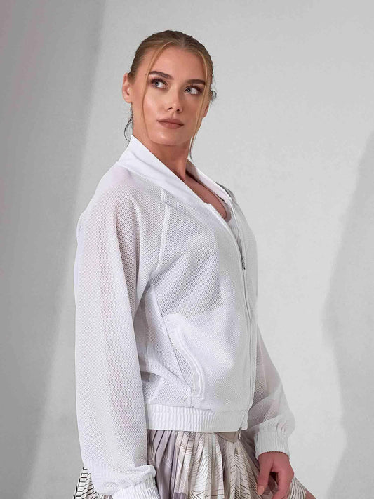 baila-mesh-athletic-jacket-two-way-zip-performance-bomber-first-position-collectioninphorm-nyc-617221 - GOLF LEAGUE