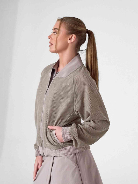 baila-mesh-athletic-jacket-two-way-zip-performance-bomber-first-position-collectioninphorm-nyc-945554 - GOLF LEAGUE