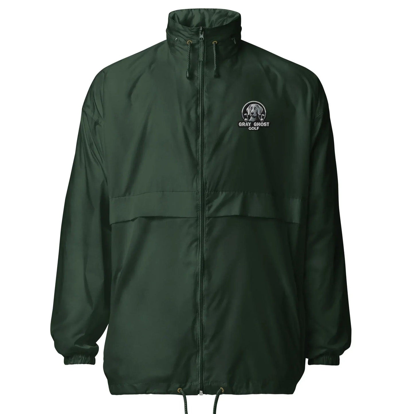 basic-unisex-windbreaker-forest-green-front-66399b35402e7 - GOLF LEAGUE
