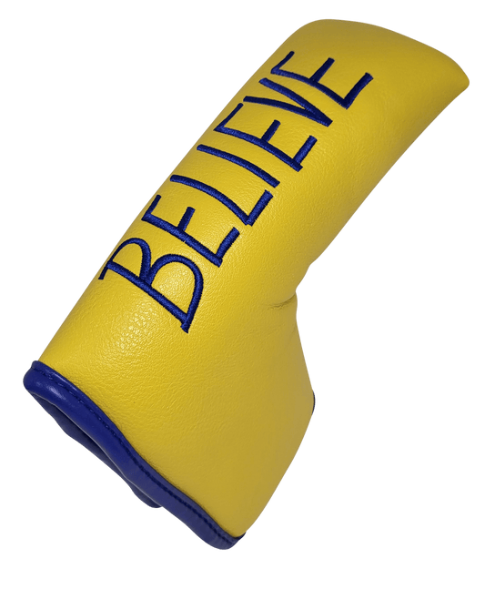 Believe Embroidered Putter Cover -Blade by ReadyGOLF