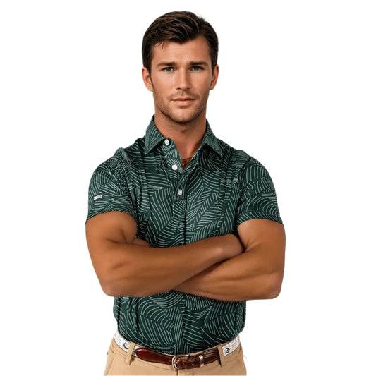 Bermuda Leaf Men's Polo - GOLF LEAGUE