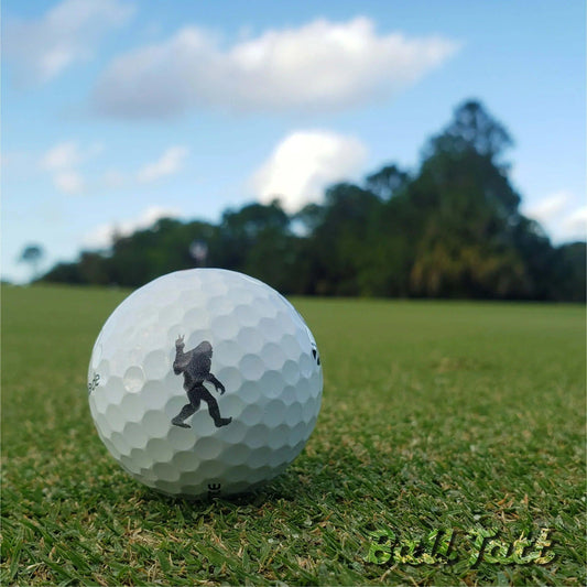 bigfoot-peace-out-on-green - GOLF LEAGUE
