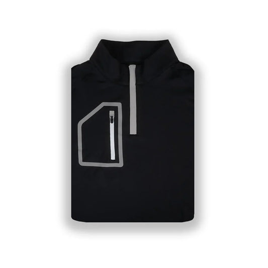 Black Men's Q-Zip - GOLF LEAGUE