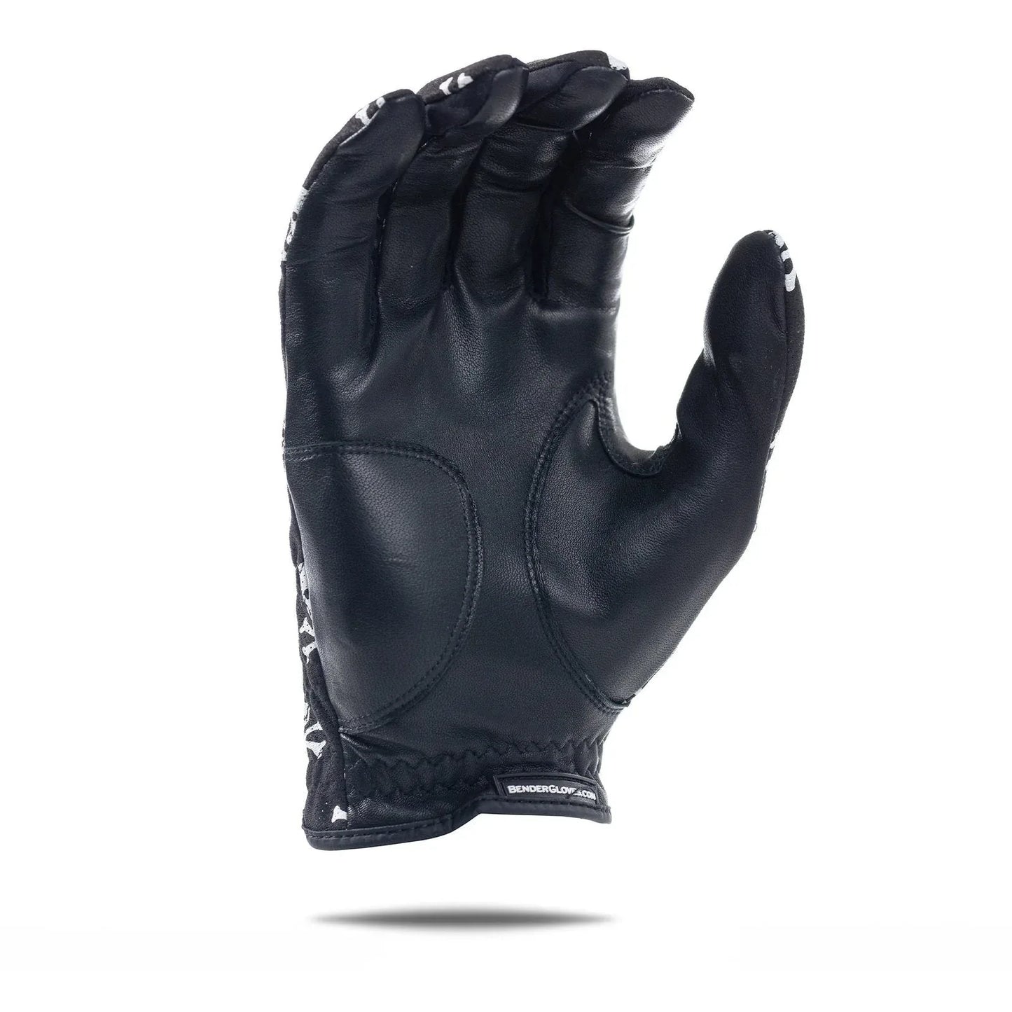 Black Skull and Crossbones Mesh Golf Glove - GOLF LEAGUE