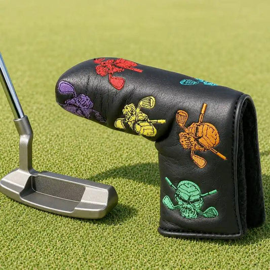 Dancing Skulls Putter Cover - Blade Style (Multicolor)