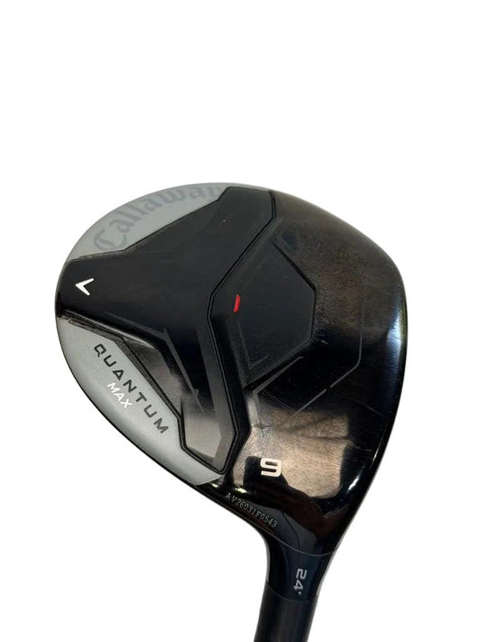 Callaway Quantum Max 9 Wood 24° RH Denali Charcoal 70g 6.0 Stiff Used