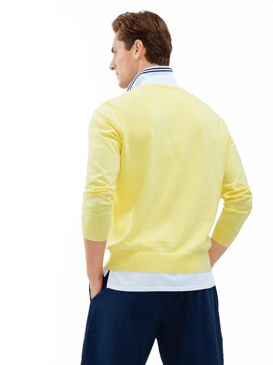 Classic V Neck Sweater - Lemonade - GOLF LEAGUE
