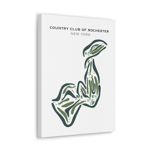 Country Club Of Rochester, New York - Printed Golf Courses