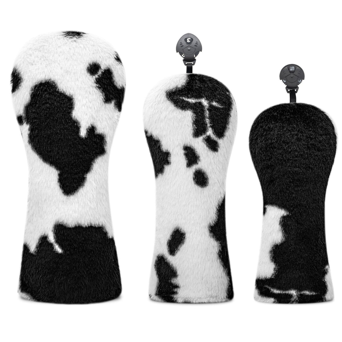 Cow Print Golf Headcovers
