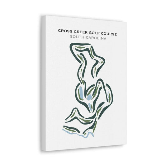 Cross Creek Golf Course, South Carolina - Printed Golf Courses