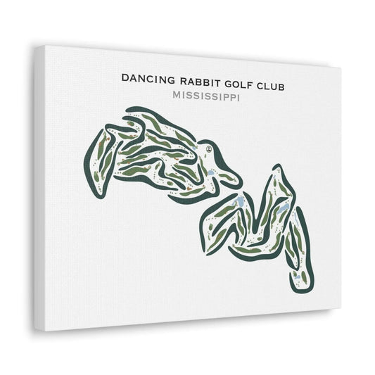 Dancing Rabbit Golf Club, Mississippi - Printed Golf Courses