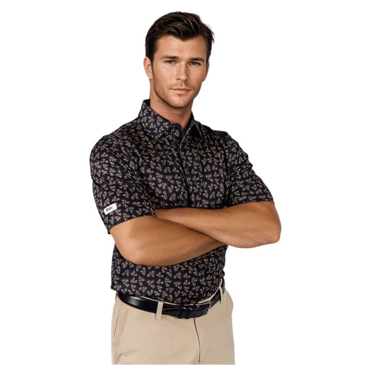 dark-floral-mens-polo-519162 - GOLF LEAGUE