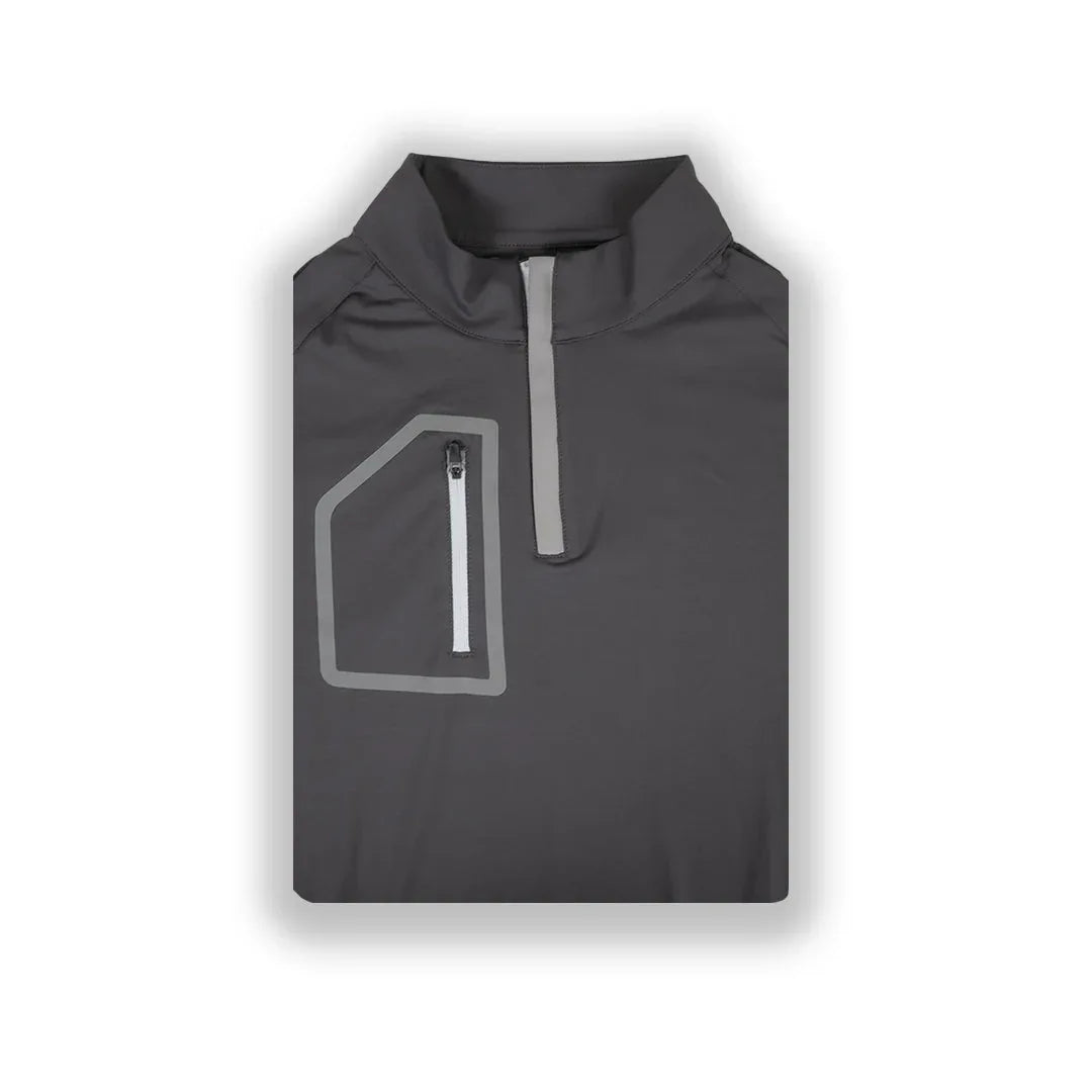 Dark Gray Men's Q-Zip - GOLF LEAGUE