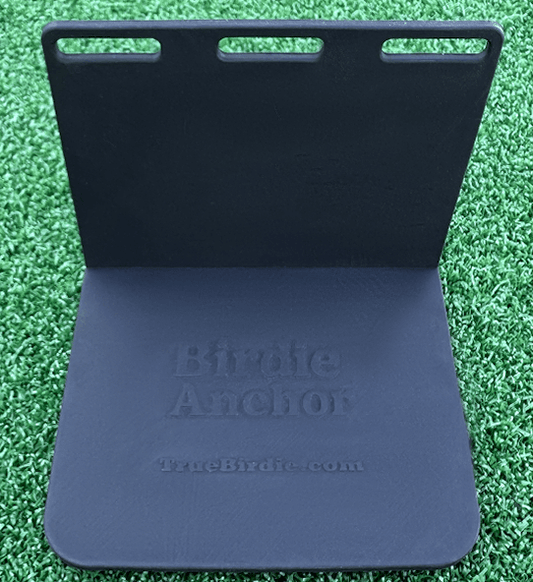 Birdie Wedge – Golf Simulator Tee Anchor with Two Sets of Silicone Golf Simulator Tees