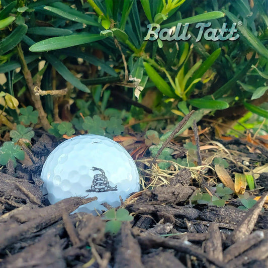 dont-tread-on-me-gadsden-snake-ball-tatt-bushes - GOLF LEAGUE