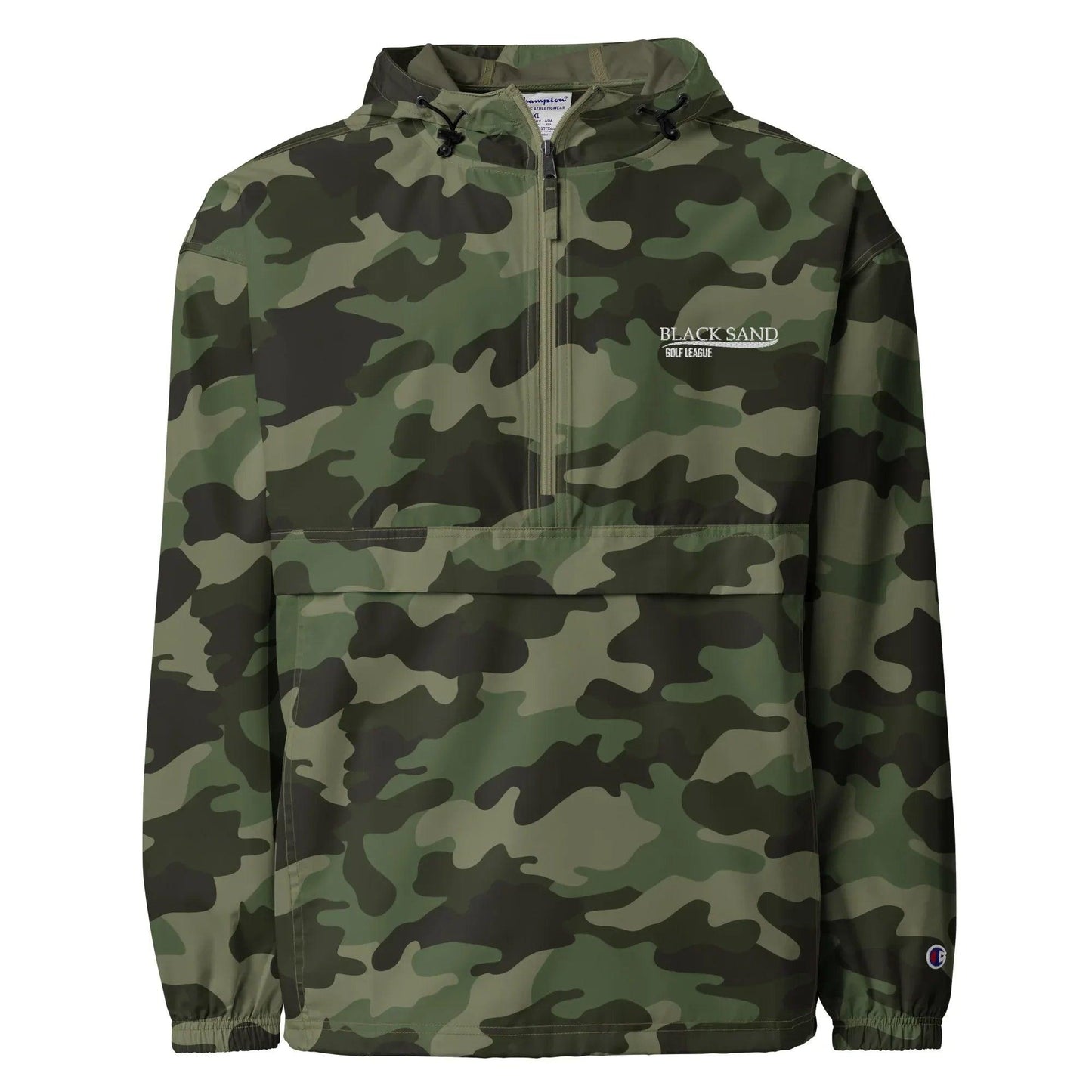 embroidered-champion-packable-jacket-olive-green-camo-front-67d6f355d0f84 - GOLF LEAGUE