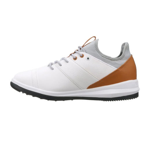 EnVe Golf Shoe White/Tan - GOLF LEAGUE