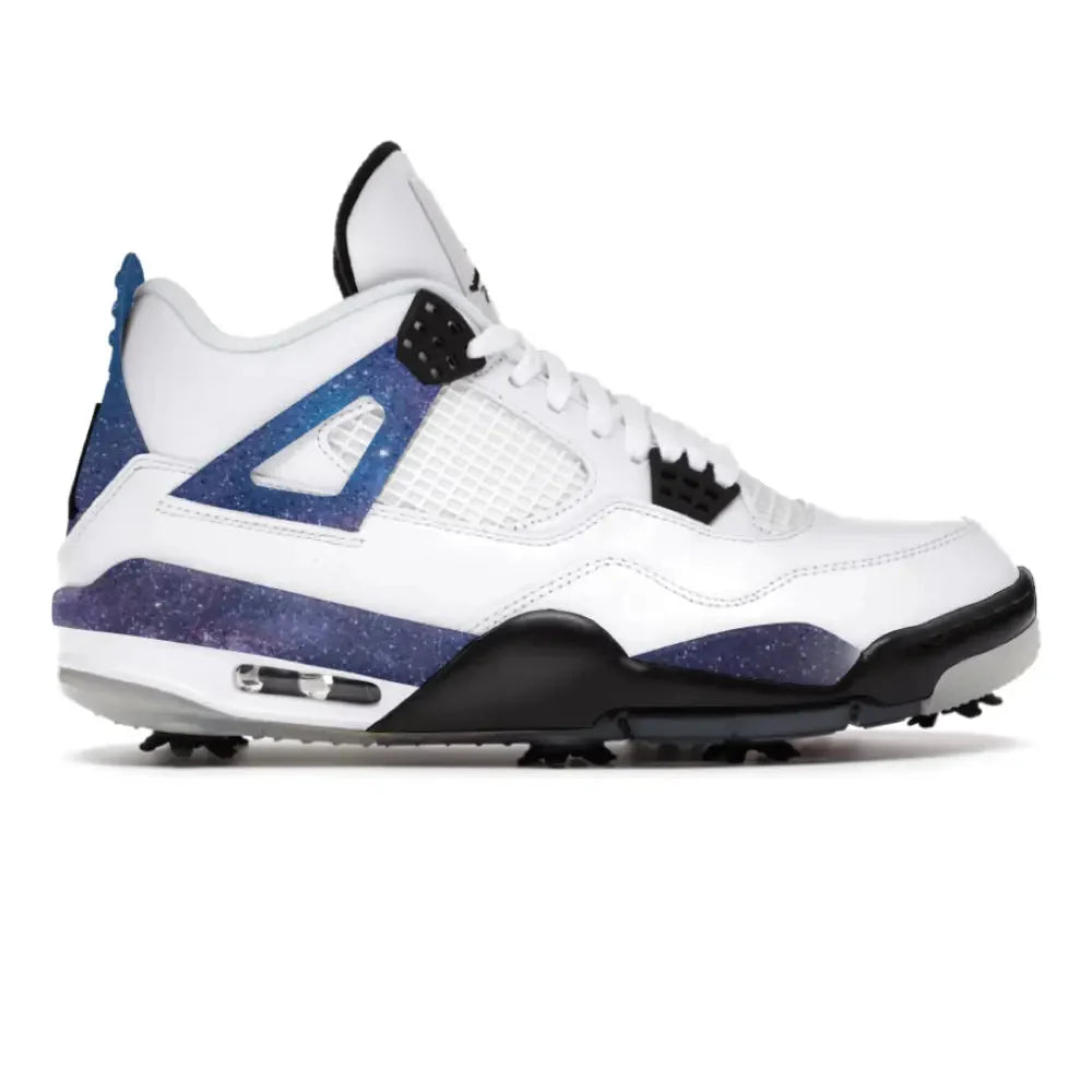 "Galaxy" Jordan 4 Retro Golf Shoes