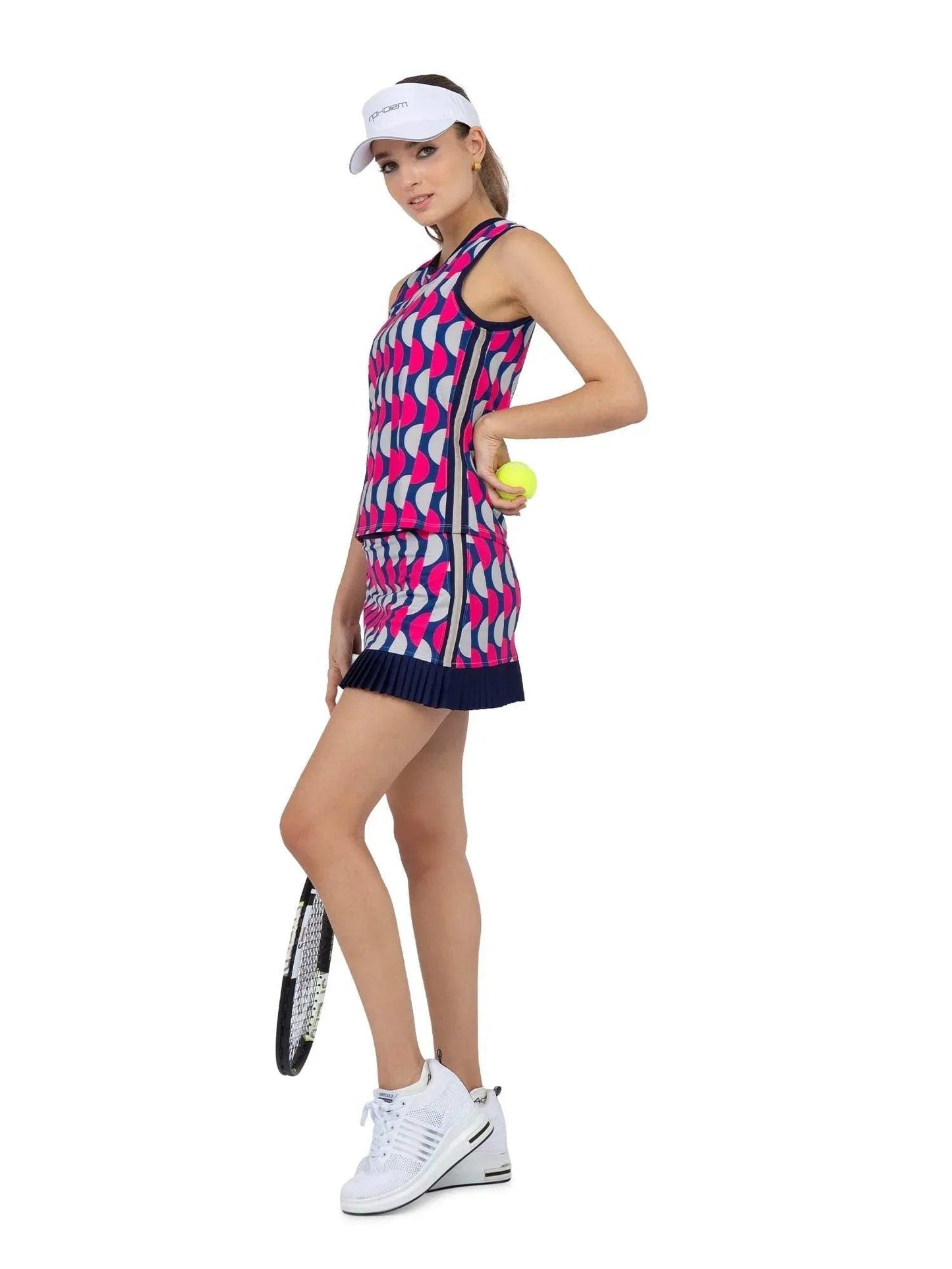 geo-print-audrey-performance-tankinphorm-nyctops-825198 - GOLF LEAGUE