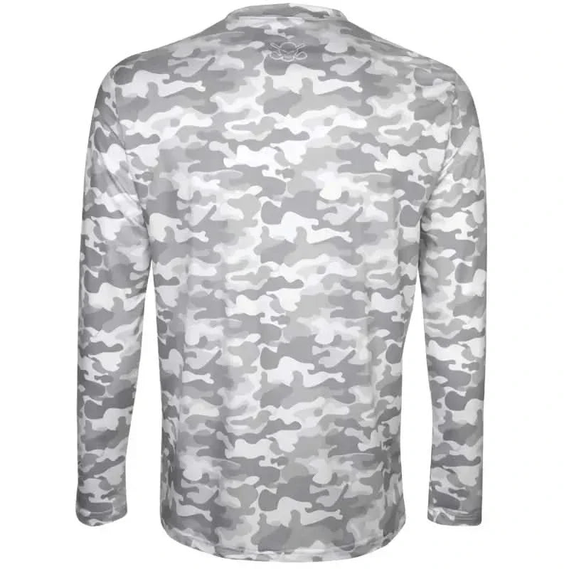 Golf Undershirt Long Sleeve (Camo/White)