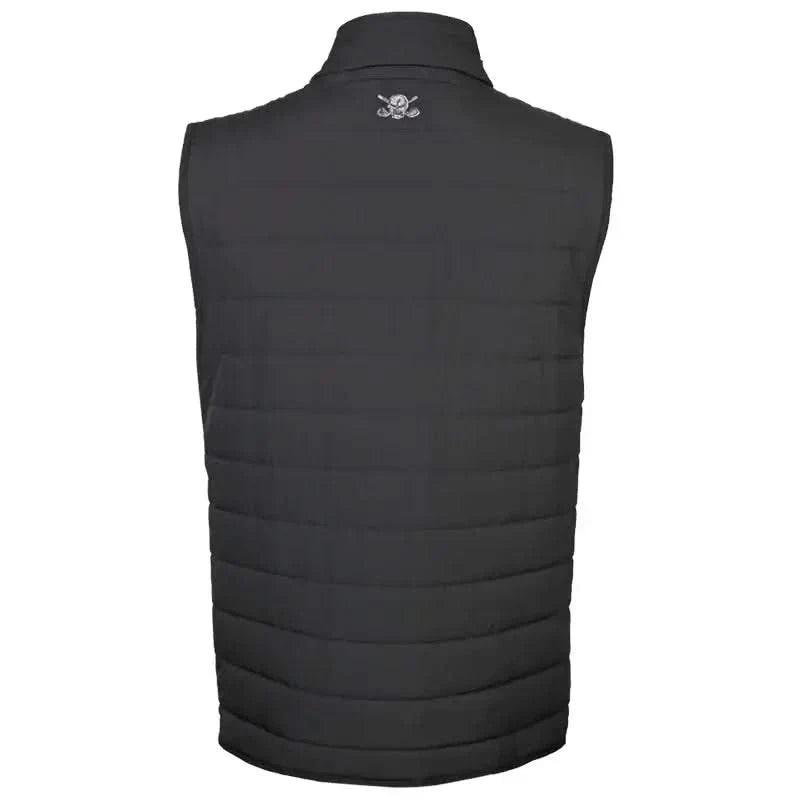 Men's Golf Vest - Full Zip (Grey/Black)