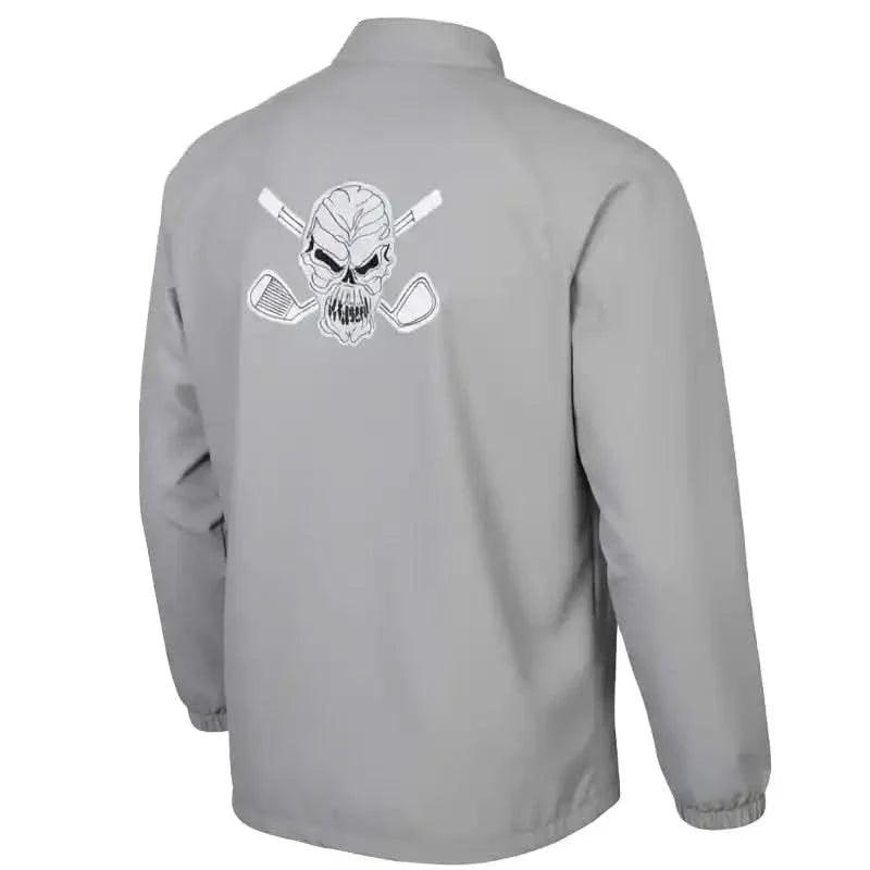 Windbreaker Quarter Zip Pull Over (Grey)