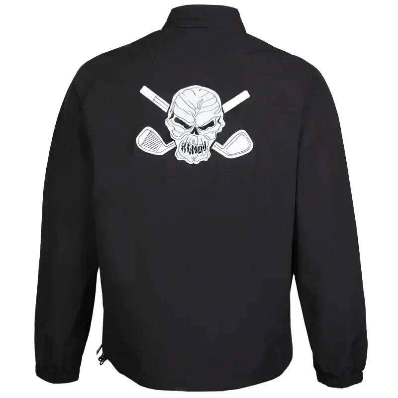 Windbreaker Quarter Zip Pull Over (Black)