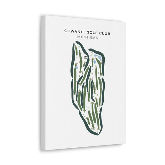 Gowanie Golf Club, Michigan - Printed Golf Courses